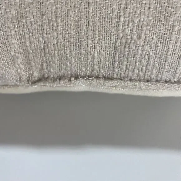 Lux Loom Mushroom Pillow Hand Woven Cotton Shroom Serenity Neutrals 14"x 20" - Picture 6 of 16